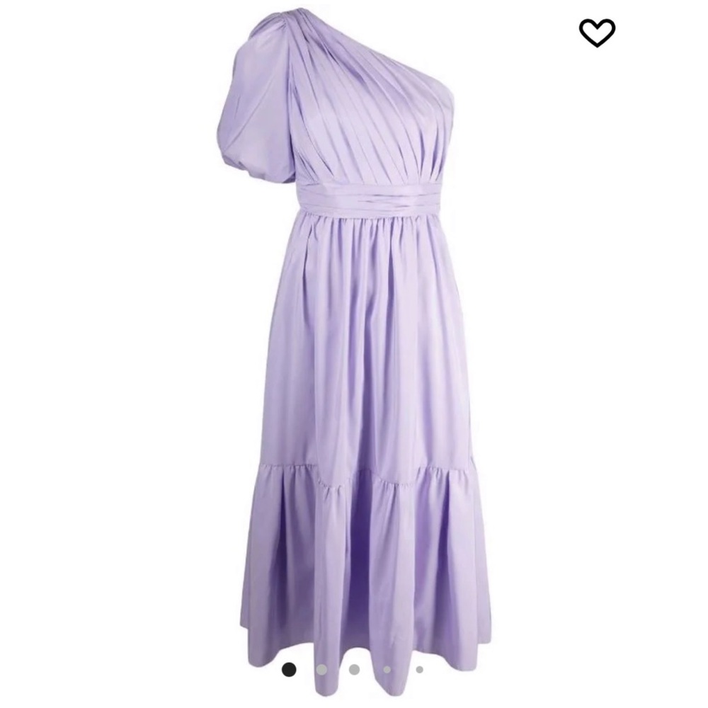 Self portrait Lavender One-Shoulder Dress